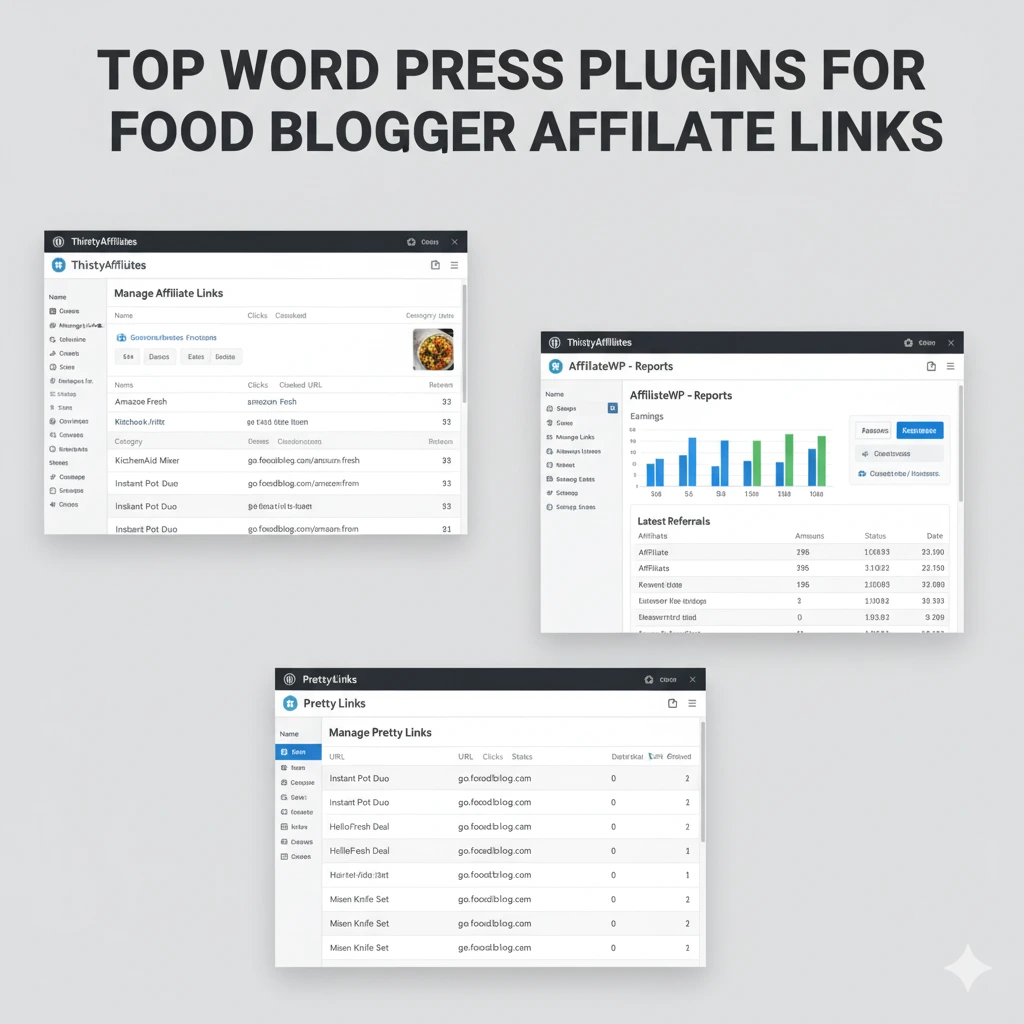 Best WordPress plugins for food blog affiliate marketing