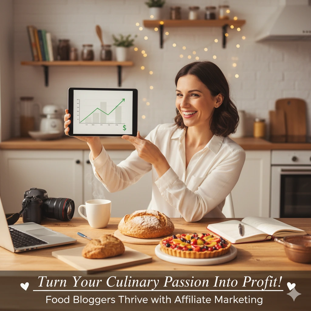 30-day affiliate marketing action plan for food bloggers